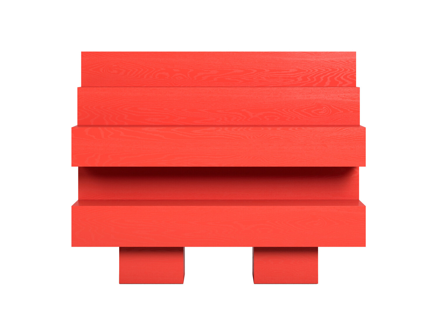 01 red bookcase